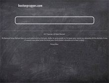 Tablet Screenshot of bostonpropper.com